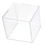 AMUSLESUR Caja de Metacrilato Transparente Tapa para Almacenaje de Artículos...