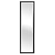 HOME DECO FACTORY, HD4252, Black Standing Mirror 124 cm - Elegant and Practical Design, Ideal for Living Room or Bedroom, Durable Materials, Perfect for Your Interior Decoration - Black 124 cm