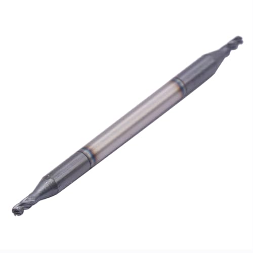 Image of BestParts 5Pcs 1 /16 inch Solid Carbide Ball Nose End Mills - Double End - AlTiN Coated, 4 Flute, 30 Degree Helix, 1 /16 inch Cutting Diameter, 1 /8 inch Shank Diameter, 1 /8 inch Length of Cut, 2 inch Overall Length