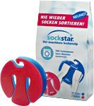 Chaussettes perdues ? Pinces à chaussettes Sockstar Basic Line pour régler le problème