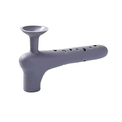 Generic Silicone Door Stopper Anti Collision Doorknob Cover Punch- Mute Door Suction Handle Knob Silicone for Protecting Wall , Gray