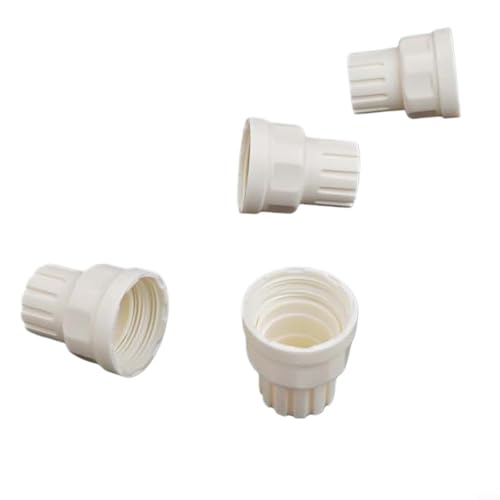 Collettore automatico per riscaldamento a pavimento, accessori in plastica con manopola bianca, filettatura 4 pezzi, compatibile con radiatore M30 x 15 con controllo della temperatura (corto)