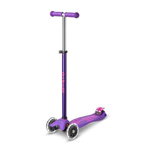 Micro Trottinette Enfant Maxi Deluxe Violet LED