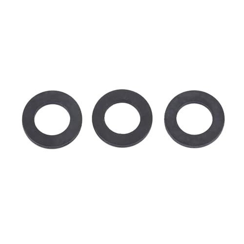 KIMISS Aravera de Goma de 12 Piezas Juego de Anillo para Grifo de Ducha, Tubería de Agua y Reemplazo de Sellado (1/6 Circunferencia de la cabeza de 15,5 a 17,5 cm)