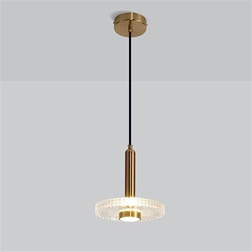 Lustre acrylique de chevet au design suspendu élégant et épuré