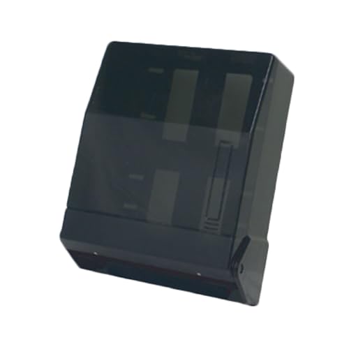 A-to-Z Supply PLFTD395 Paper Towel Dispenser, 11-1/2" x 4-1/4" x 14-1/4", Multi-fold, Wall-Mount, Full-Swing Cover, Key Lock, Plastic, Transparent