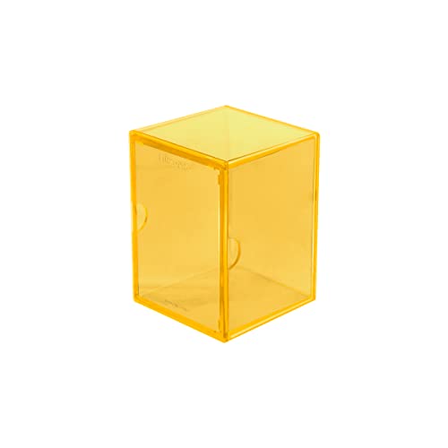 Ultra Pro Eclipse 2-Piece Deck Box: Lemon Yellow, 4.14 x 2.62 x 2.91 inches