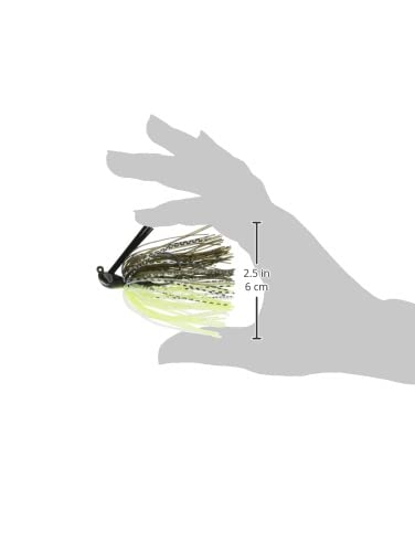 エバーグリーン(EVERGREEN) キャスティングジグ シリコン ラバーモデル 1/2oz #217 グリーンパンプキンチャート 3枚目