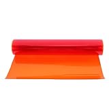 Balacoo Colored Gel Light Filter: Transparent Color Film Overlays Transparent Film Plastic Sheets for Christmas Landscape Led Light Reading Photo Studio Headlight (Orange)