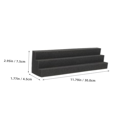 KESYOO Paneles Acústicos de Absorción de Sonido Diseño en Cuña para Insulación de Baja Frecuencia 4 piezas Paneles de Pared Aislantes Negros para Teatro en Casa KTV Estudio miniatura 2