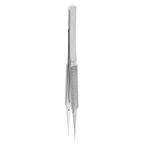 MERISHOPP Stainless Fine Tip Forcep Ophthalmic Tweezers Instrument Straight Serrated | Health & Beauty | Makeup | Makeup Tools & Accessories | Other Makeup Tools & Accs