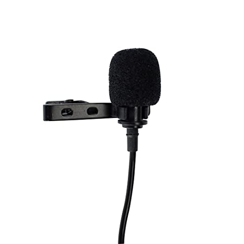 VAULT VLM-B 3.5 Lavalier Microphone with 5.5metre Audio Cable - Ideal for Vlogging, Podcasting, Conferences, Video Chat