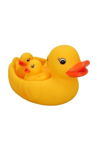 hyd Oyuncak Suda Yüzen Ses Çıkaran Vinil 3 Adet Banyo Oyuncağı Balık, Kaplumbağa, Balina Oyuncak 7 Cm Sarı