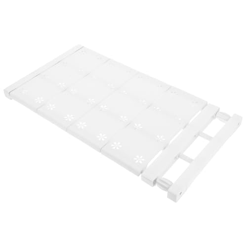 Levemolo Expandable Closet Shelf Tension Storage Rack Versatile Divider for Organizing Closets and Cabinets Strong Loadbearing Capacity Stylish Design Fits Spaces