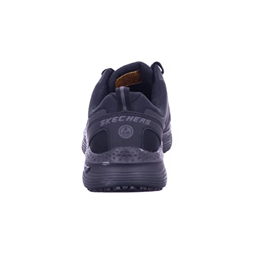 Skechers Men's Sneaker, Black Synthetic Textile, 11