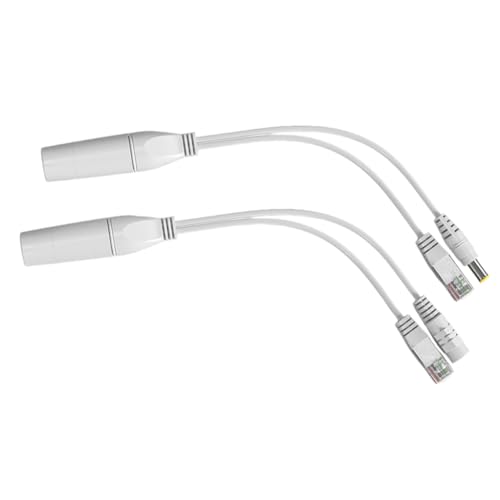 Passive PoE Injector and Splitter Ethernet Accessory Use with Security Camera
