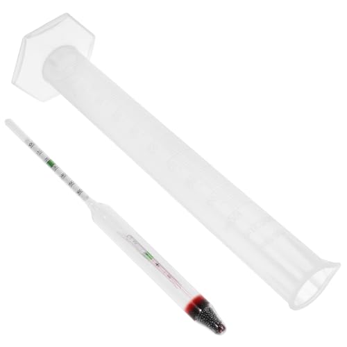 OSOLADY Glass Meter for Aquarium Densitometer Sea Water Testing Tool Fish Tank Hydrometer Set