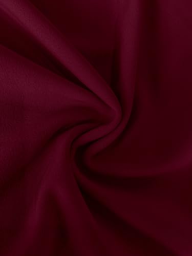 Image of WanMem Womens Basic Bodycon Ruffle Flared Short Sleeve Pencil Midi Dress