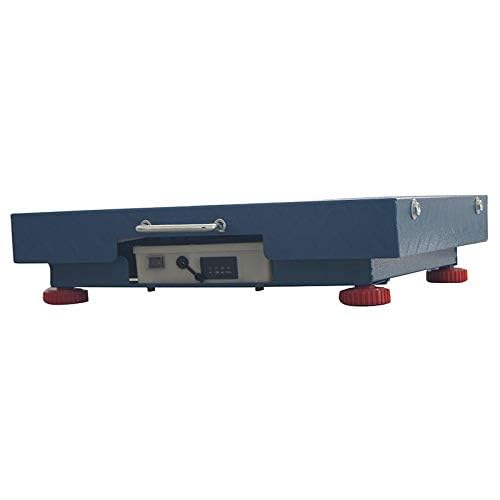KATSU Bilancia Industriale 300kg Elettronica Ricaricabile LED 42x52cm Acciaio Antiruggine