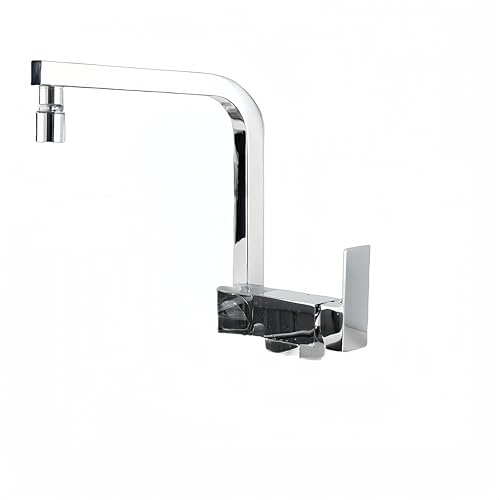Robinet mitigeur moderne avec fenêtre frontale pivotante 360 jet double mode
