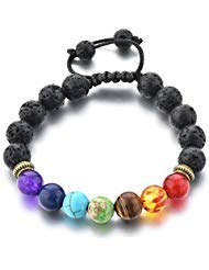 Mystiqs Lava Rock Beaded Stone Bracelet Essential Oil Diffuser for Aromatherapy Ideal for Anti-Stress or Anti-Anxiety Ages 3-10