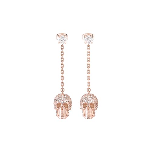 Boucles d'oreilles femme Philipp Plein $KULL acier rose