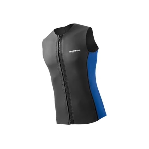 SM SunniMix Wetsuit Top sin mangas, chaleco de neopreno para buceo y esnórquel, traje térmico con cremallera para surf y kayak miniatura 2