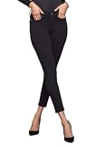 Good American Women's Good Legs High Rise Skinny Fit Crop Jeans-Black001 (US, Numeric, 8, Regular, Long)