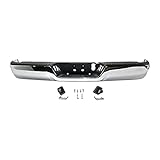 MBI AUTO - Chrome, Steel Rear Step Bumper Complete Assembly for 2013-2018 RAM 2500 3500 13-18, CH1103128