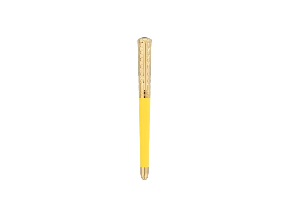 Stylo roller S.T. Dupont Liberté jaune pour illuminer vos notes de bureau