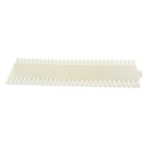 Rolabling False Nail Art Tips Display Polish UV Gel Stickers Decoration Practice Tool Nail Art Tips (natural color 5pcs)