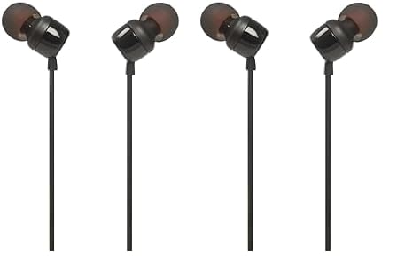 JBL Premium In-Ear cuffie con microfono, cavo piatto con telecomando