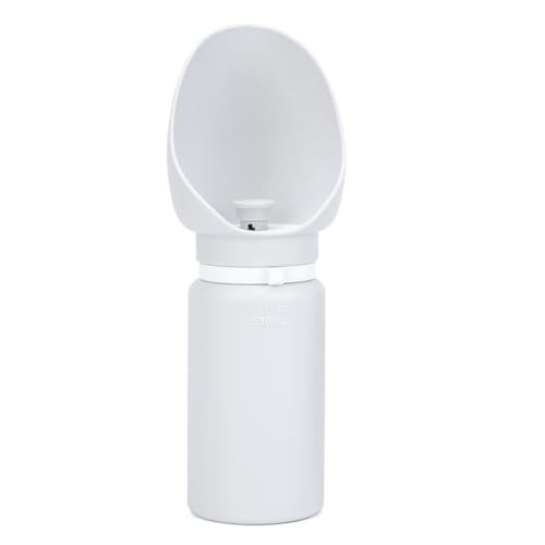 Suoumwa Plegable para Mascotas 550 Ml para Caminar Al Aire Libre, Botella Agua Portátil para Viajes, Dispensador Agua Potable para Cachorros, Gatos y Perros, Suministros para Tazas