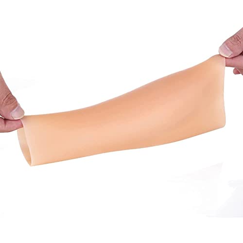 Almohadillas de Silicona para realzar pantorrillas - Mangas realistas para piernas torcidas o Delgadas - Cubre Cicatrices en pantorrillas y Brazos Aumentar el Volumen de Las piernas
