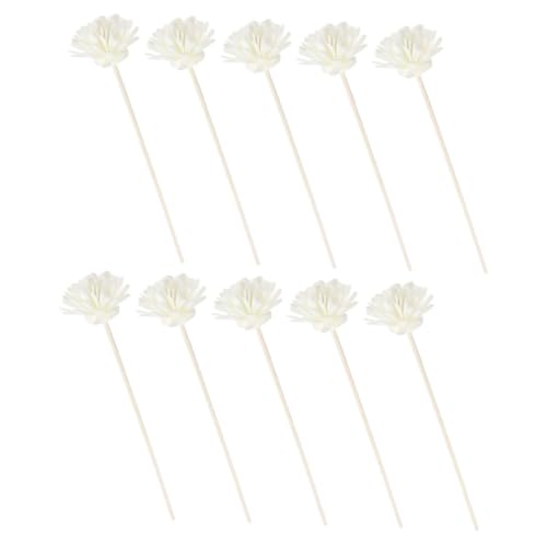 JECOMPRIS 10Pcs Aromatherapy Diffuser Sticks Elegant Sticks for Essential Oil Diffusion Flower Decor for Home Office Creative Atmosphere Enhancer for Aromatherapy