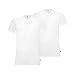 Levi's Homme Levis Men V-neck 2p T shirt, Blanc (White 300), M EU