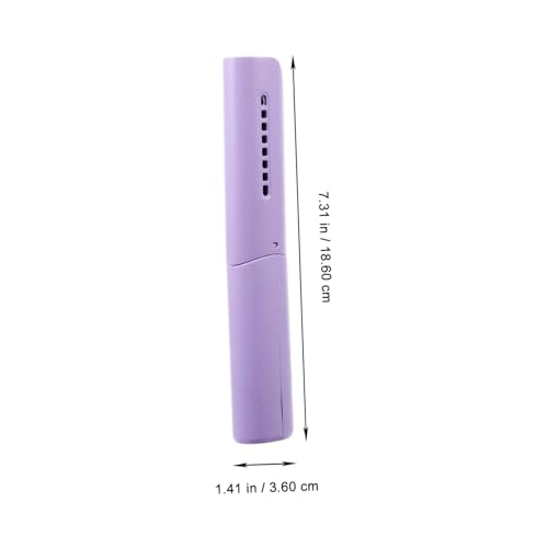 Peine alisador de cabello calentado por USB recargable inalámbrico para viaje, cepillo portátil con masajeador de cuero cabelludo para alisar suavemente y fácil peinado en cualquier momento miniatura 2