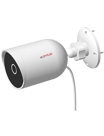 CP PLUS 3MP Bullet Wireless Outdoor Security Camera | 1296P Resolution | Motion Detection | Two Way Talk | Night Vision | Supports Alexa & Ok Google | IR Distance of 15 Mtr., IP65, White - CP-V31A