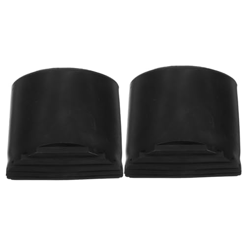 HOLIDYOYO 2個伸縮梯子用防滑ラバー脚カバー 滑り止め床保護パッド 耐久性素材採用 多目的屋内外対応 性向上用拡張梯子脚キャップ