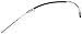 ACDelco 15241416 GM Original Equipment Rear Driver Side Parking Brake Cable Assembly