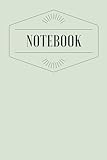  Notebook: Simple Retro Style Lined Notebook