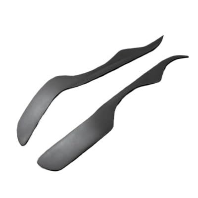 Reflektor samochodowy osłona brwi naklejka wykończeniowa, Compatible With LEXUS, IS200 Altezza 1999-2004 lampa czołowa powieka(Fiber glass)