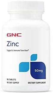 GNC Zinc Tablets 50mg - 90 Tablets