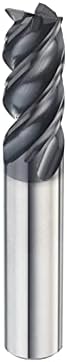 SPEED TIGER IPVE Carbide Square End Mill for Stainless Steel - Unequal Flute Spacing & Helix Design - Anti-Vibration - 4 Flute - IPVE5/16"4 - Made in Taiwan (1 Piece, 5/16")