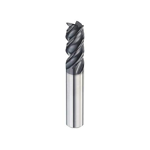 Speed Tiger Ipve Carbide Square End Mill For Stainless Steel - Unequal Flute Spacing & Helix Design - Anti-Vibration - 4 Flute - Ipve5/16"4 - Made In Taiwan (1 Piece, 5/16") #TOP5
