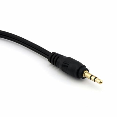 Adaptador divisor estéreo Jack 3.5mm macho a 2 hembra miniatura 1