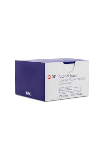Image of BD - Pack of 100 Alchohol Swabs