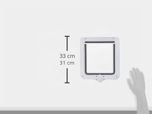 Foto 4 de 4 de Trixie 4-Way Trampilla para gatos con túnel, blanco, 660 g, dimensiones totales 24 x 28 cm