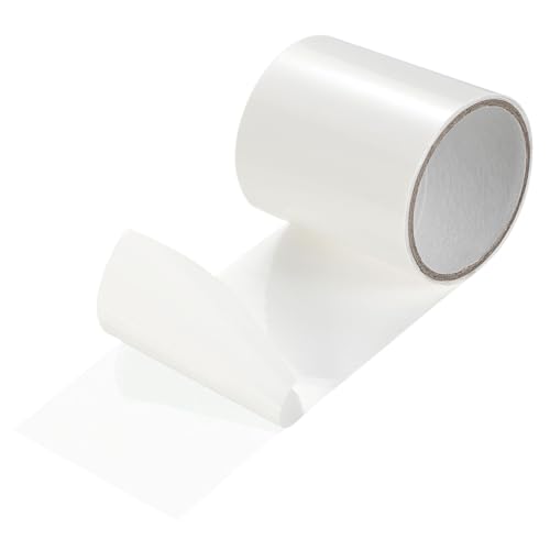 Image of MECCANIXITY Waterproof Patch Seal Tape 4 in x 5 Ft, PVC Leak Proof Repair Sealing Duct Tape for HVAC Roof Crack, Boat, Hoses Pipes, Awning, White
