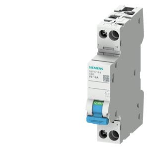 Disjoncteur plombable 16 A Siemens 5SY1716-4 avec protection renforcée 72 V/DC